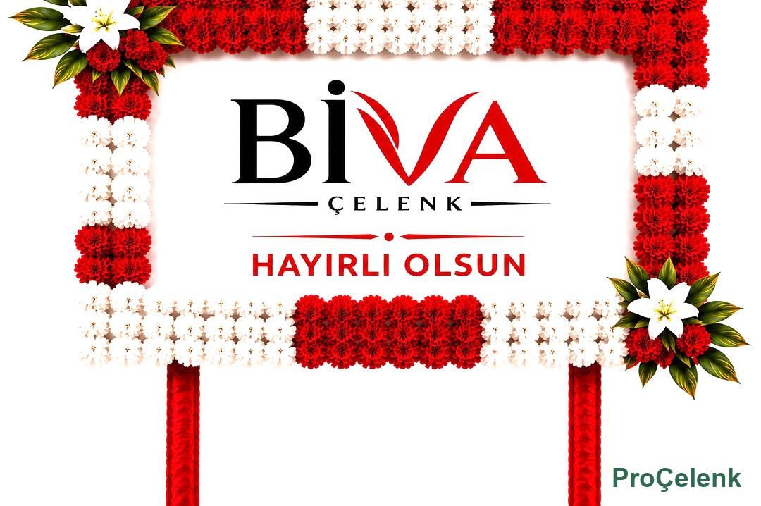 Dekoratif Açılış Pano Çelenk