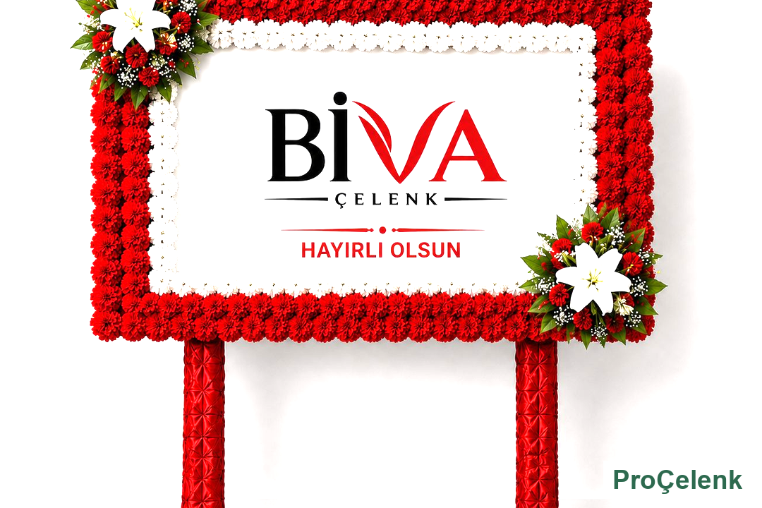 Lüks Açılış Pano Çelenk