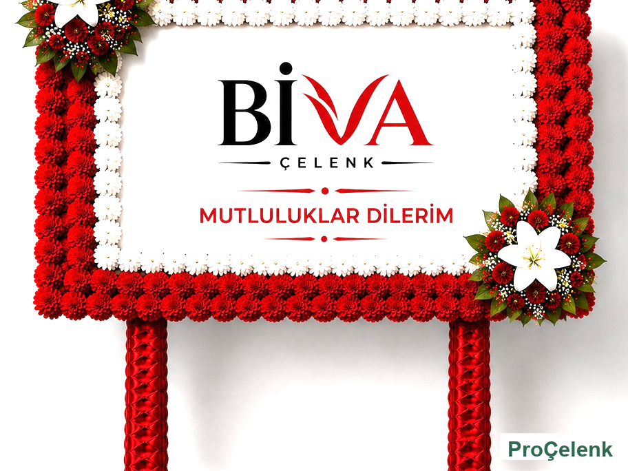 Lüks Düğün Pano Çelenk