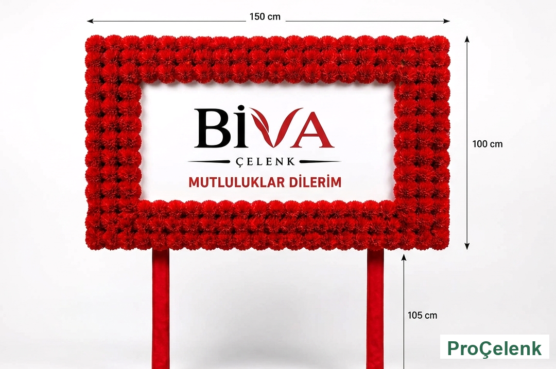 Düğün Pano Çelenk