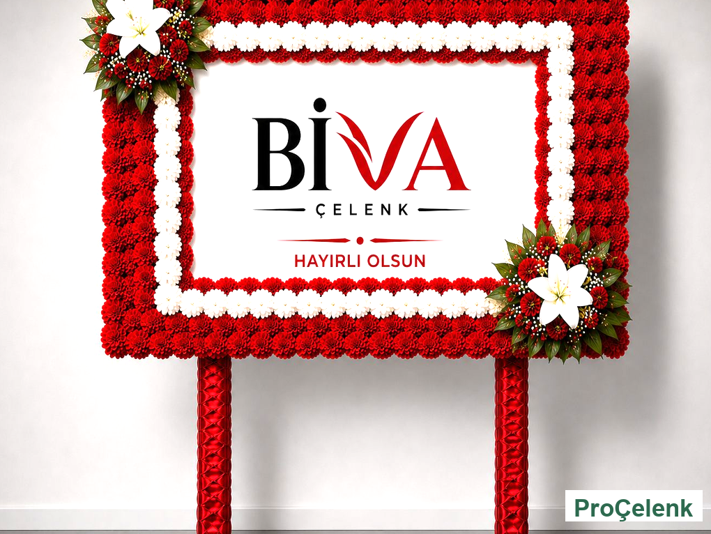 Premium Açılış Pano Çelenk